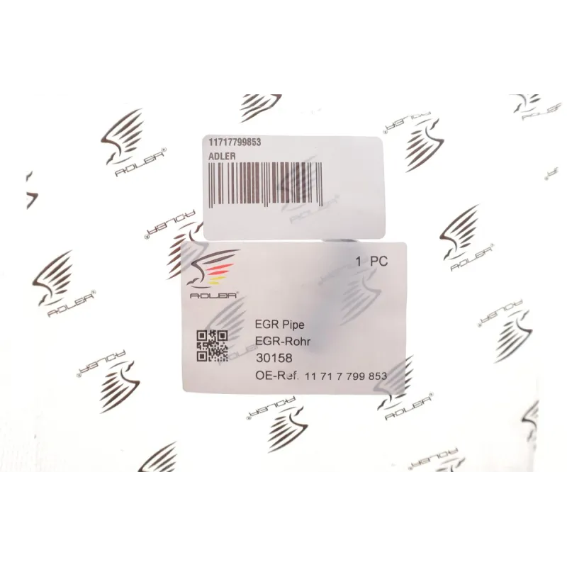 Трубка системи охолодження ADLER 11717799853 для BMW 3 (E90/F30), 5 (E60/F10), 7 (F01/F02/G11/G12), X3 (F25), X5 (F15) 2011-2018