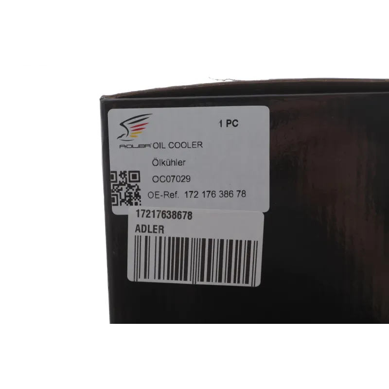 Радіатор масляний ADLER 17217638678 для BMW 5 (F10, F18) 530i, 7 (F01, F02) 740i