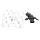 Фланець системи охолодження ADLER 1J0121087C для Volkswagen Bora, Golf IV, Sharan 1.4-2.8/1.9TDI 1996-2006