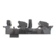 Кнопка склопідйомника ADLER 1J4959857D для Volkswagen Golf, Bora, Passat 1997-2005