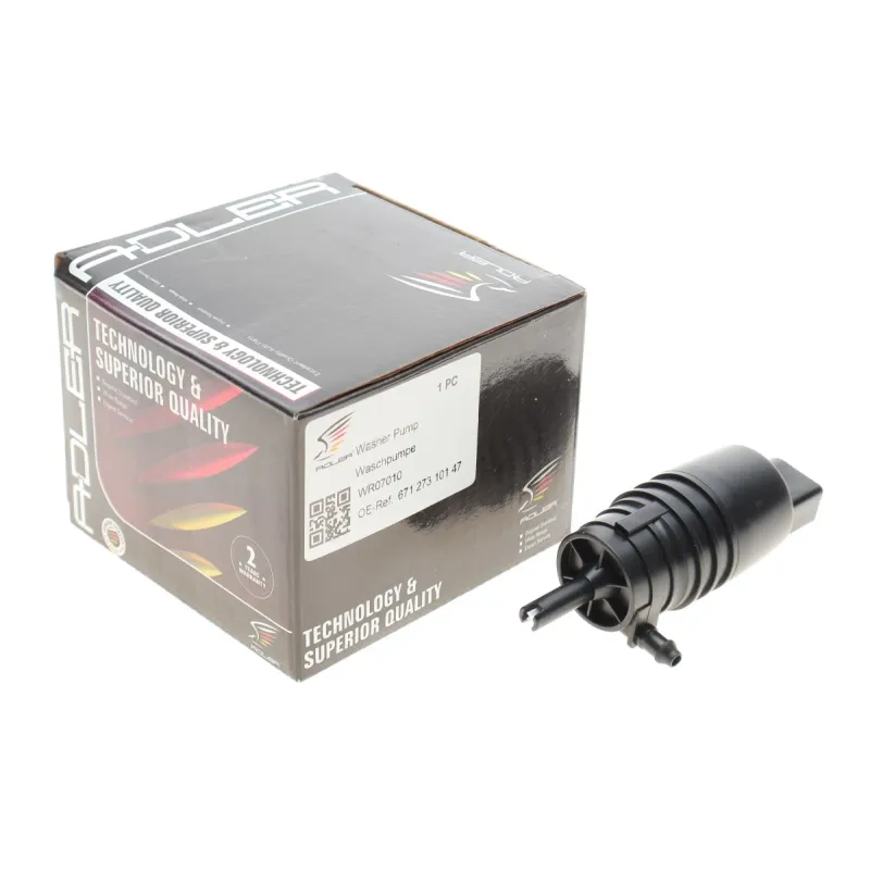 Моторчик бачка омивача ADLER 67127310147 для BMW 1 (E81/F20), 3 (E91/F31), X1, X6