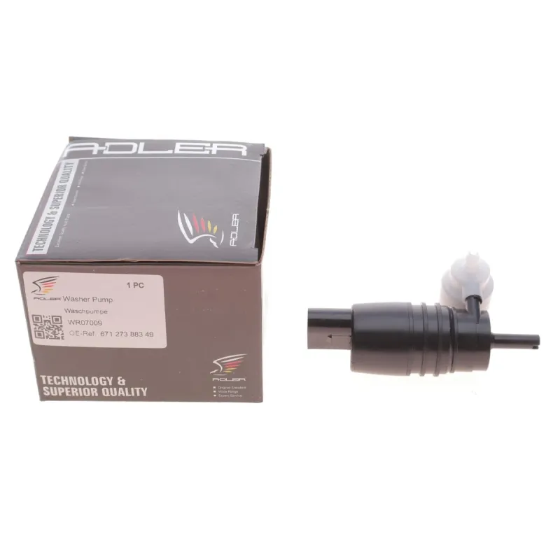 Насос омивача скла ADLER 67127388349 для BMW 2 (F45/F46), 5 (G31), X1 (F48), X2 (F39), X3 (G01/F97) 2014-