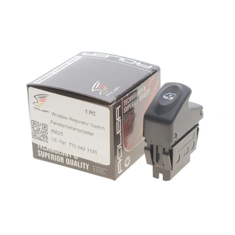 Кнопка склопідіймача передня ADLER 7700421120 для Renault Clio II (BB0/1/2_, CB0/1/2_) 1998-2005