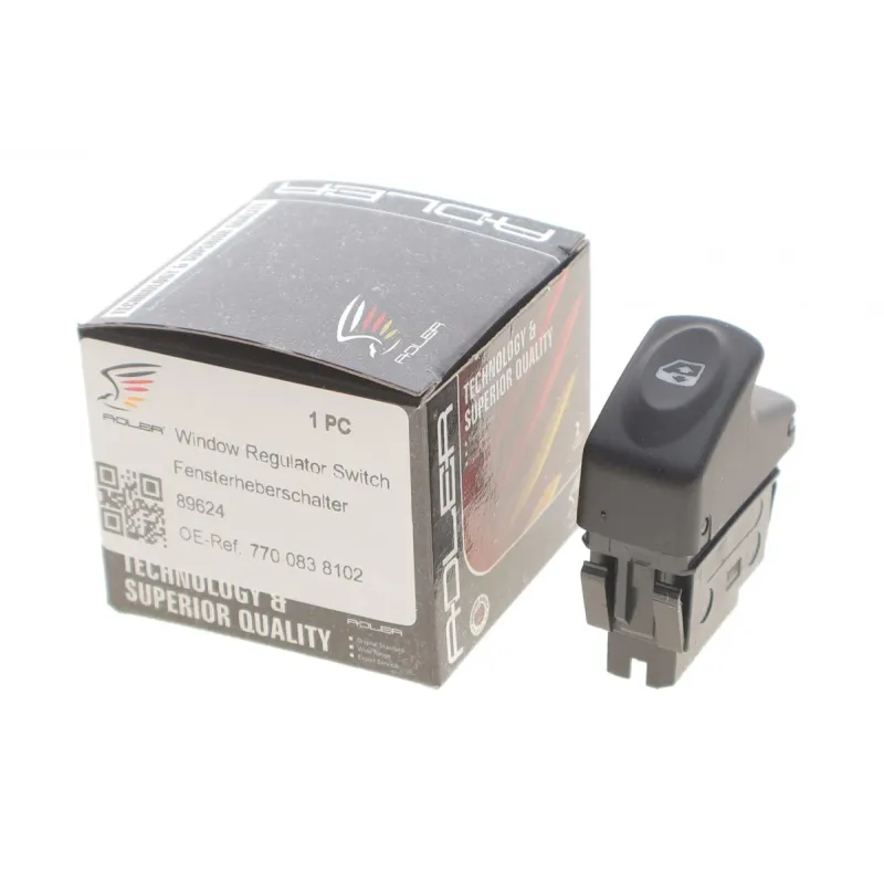 Кнопка склопідіймача передня ADLER 7700838102 для Renault Megane Scenic 1998-2005