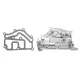 Корпус термостата ADLER 8200934203 для Renault Kangoo, Dacia Logan, Nissan Kubistar