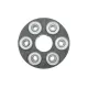 Муфта кардана еластична MB E-class (W210/W124) 1.8-3.0D 82-97 (к-кт)