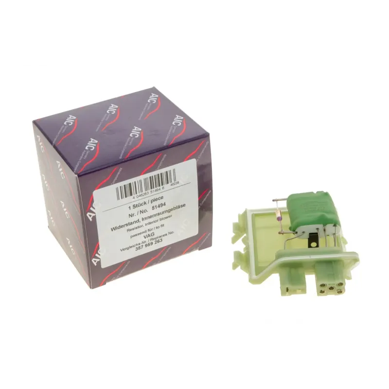 Реостат пічки AIC 51494 для Volkswagen Passat B2-B4 1985-1997, 12V
