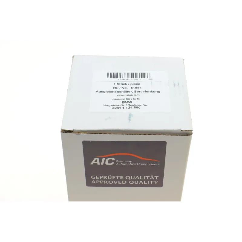 Бачок гідропідсилювача керма AIC 51854 для BMW 5 (E39/E60), 7 (E38) 1994-2010 з кришкою