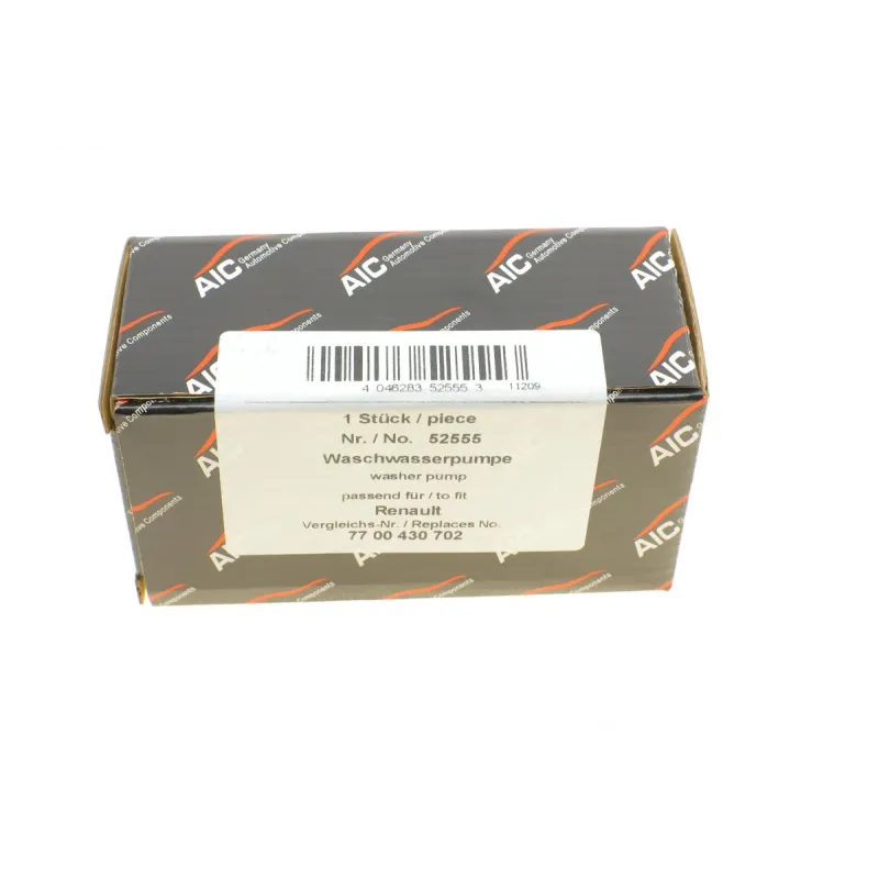 Насос омивача скла AIC 52555 подвійний 12V для Renault Kangoo, Nissan Almera, Clio II