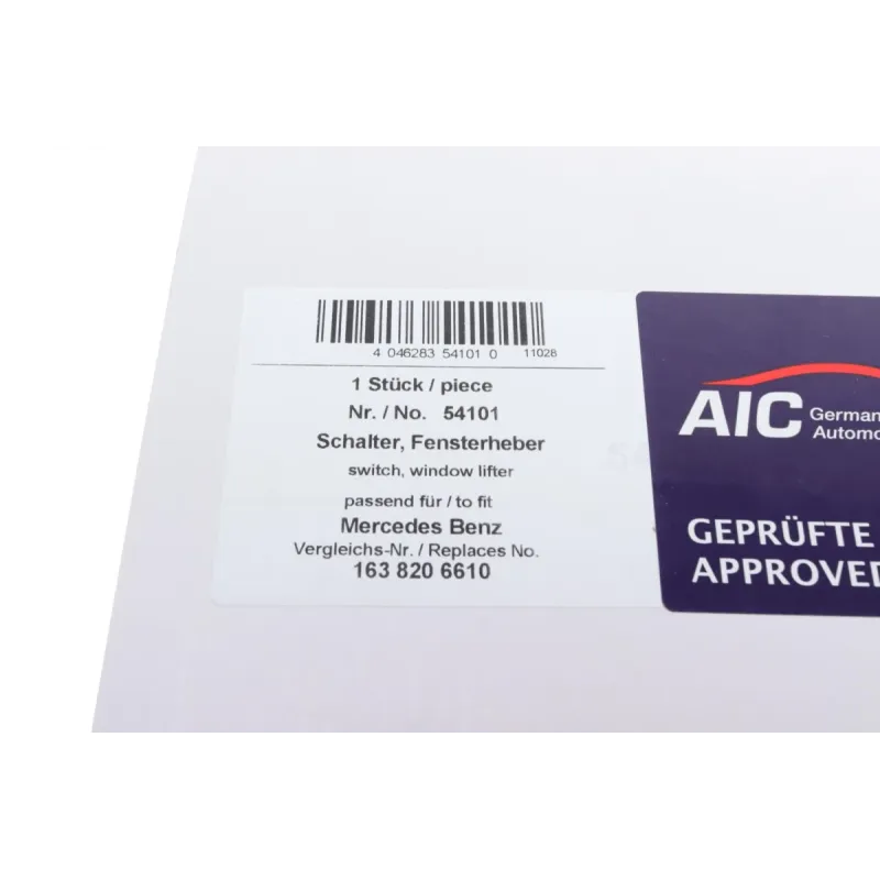 Кнопка склопідіймача центральна AIC 54101 для Mercedes-Benz M-Class W163 1998-2005