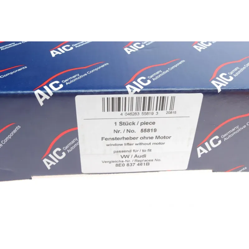 Склопідіймач передній лівий AIC 55819 для Audi A4 B6/B7 2000-2008 (електро)