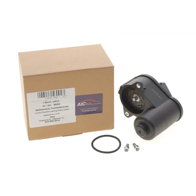 Моторчик електроручника AIC 56094 для VW Passat B7 2010-2014, Audi Q3 2011-2018, SEAT Alhambra 2010-2015, задня вісь
