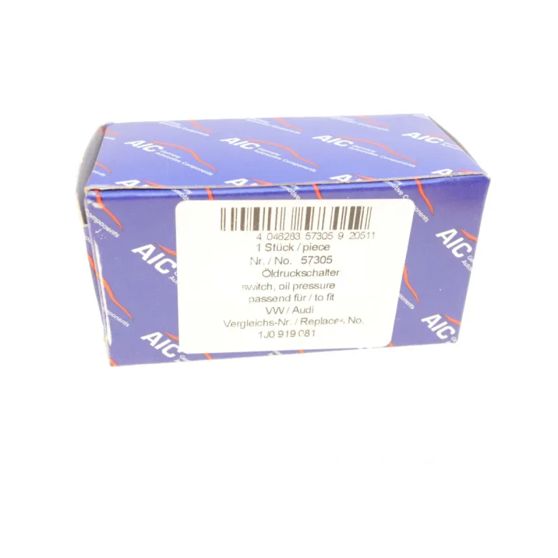 Датчик тиску оливи AIC 57305 для Skoda Octavia, VW Golf IV 1.4-2.0, 1.9 TDI 1997-2005 (сірий, M10x1, 0.28 бар)
