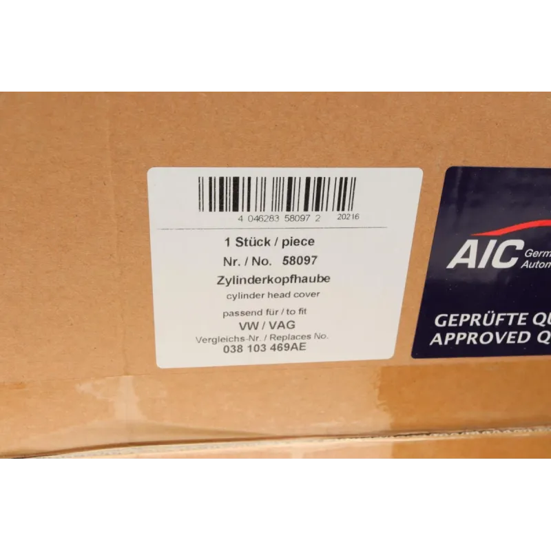 Кришка клапанів AIC 58097 для Volkswagen Golf/Polo 1.9TDI 1995-2010, з прокладкою
