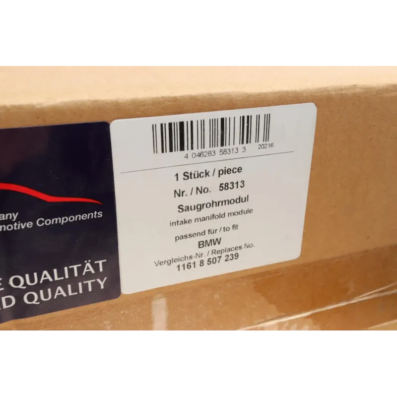 Колектор впускний AIC 58313 для BMW 3 (E90/F30) 2.0d N47, з прокладкою