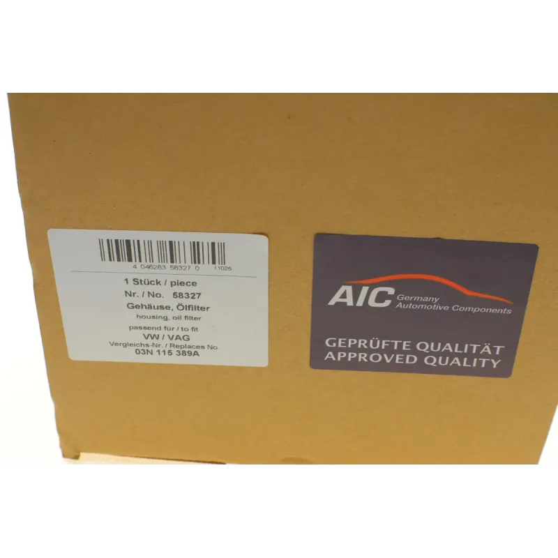 Корпус масляного фільтра з радіатором AIC 58327 для Audi A3, VW Golf 1.6/2.0 TDI 2012-
