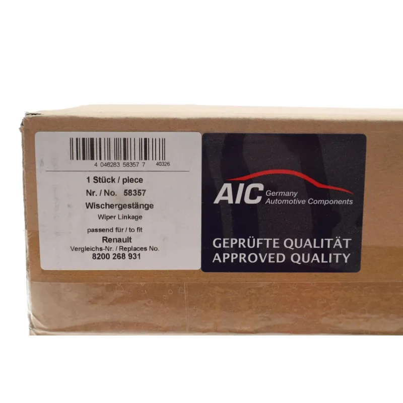 Механізм склоочисника AIC 58357 з моторчиком для Renault Clio II/III 2001-2014 передній