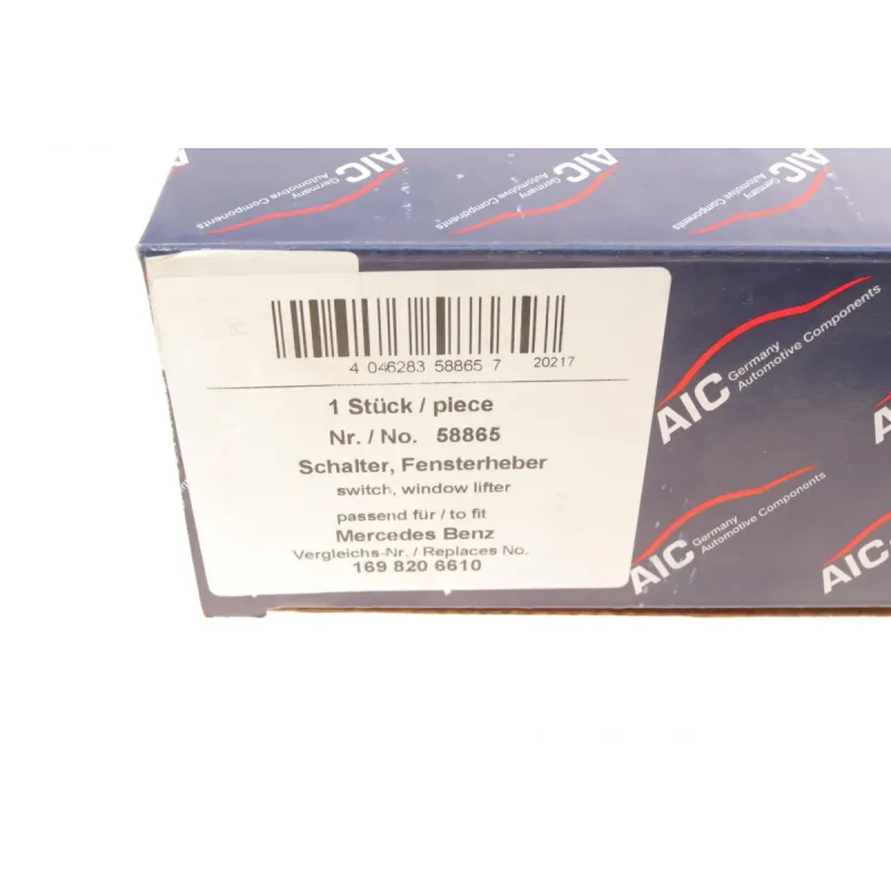 Кнопка склопідіймача ліва AIC 58865 для Mercedes-Benz A-Class W169 / B-Class W245 (2004-2012)