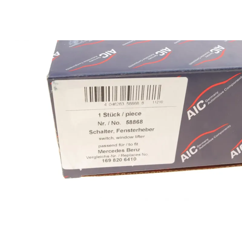 Кнопка склопідіймача ліва AIC 58868 для Mercedes-Benz A-Class W169/B-Class W245 2004-2012