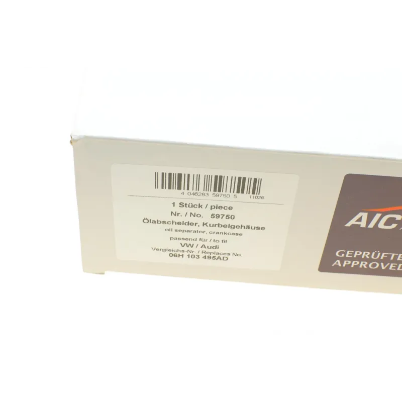 Сепаратор мастиловіддільник AIC 59750 для Volkswagen Golf VII/Passat 2.0TFSI 2005-2014, з пневматичним керуванням