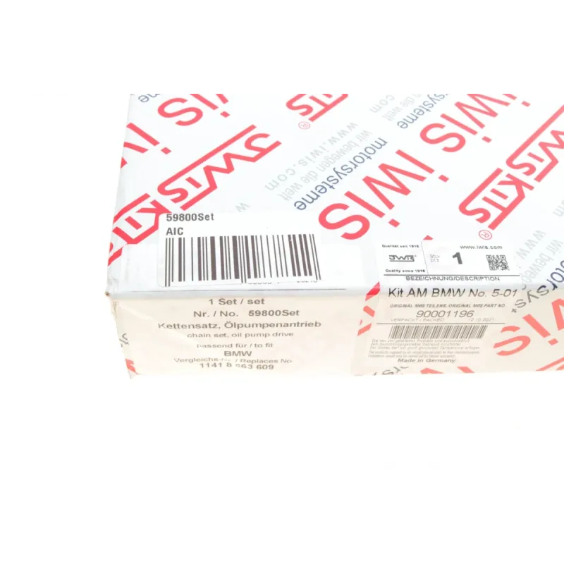 Ланцюг приводу масляного насосу AIC 59800Set для BMW 3 (F30) 5 (F10) N20B16/N20B20 70 ланок