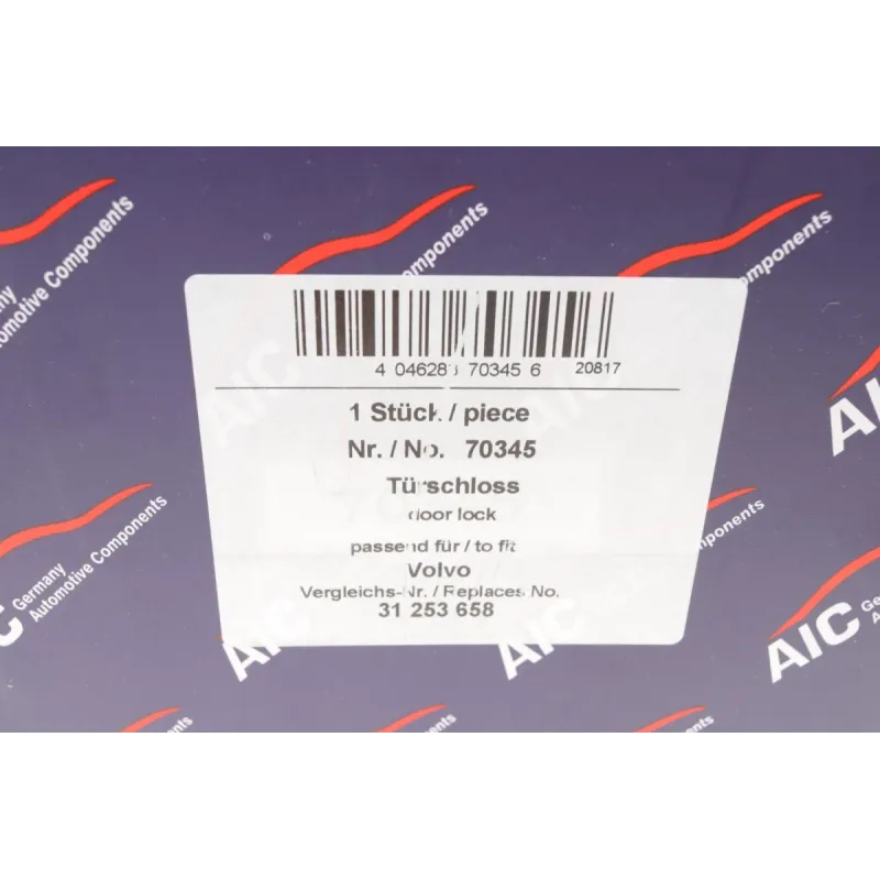 Замок дверей передній правий AIC 70345 для Volvo C30/S40/V70/XC60 2004-