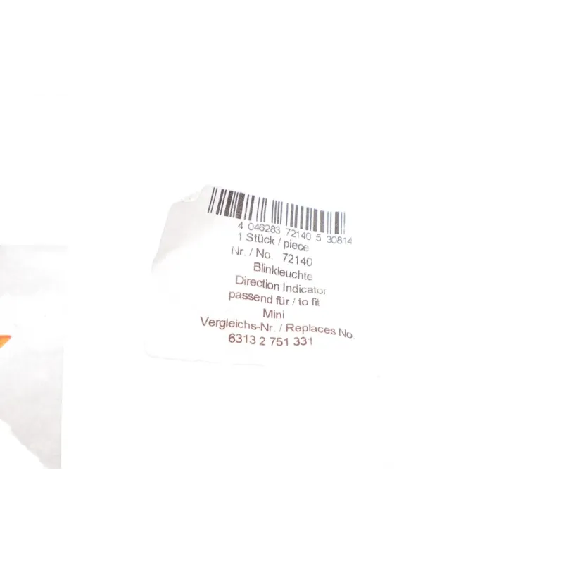 Повторювач повороту на крило AIC 72140 жовтий для Mini Cooper S R56/R57 2006-2013 (L)