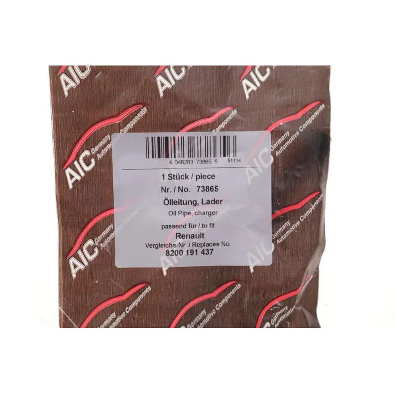 Трубка подачі оливи до турбіни AIC 73865 для Renault Master III 2.2 dCi 2000-2009