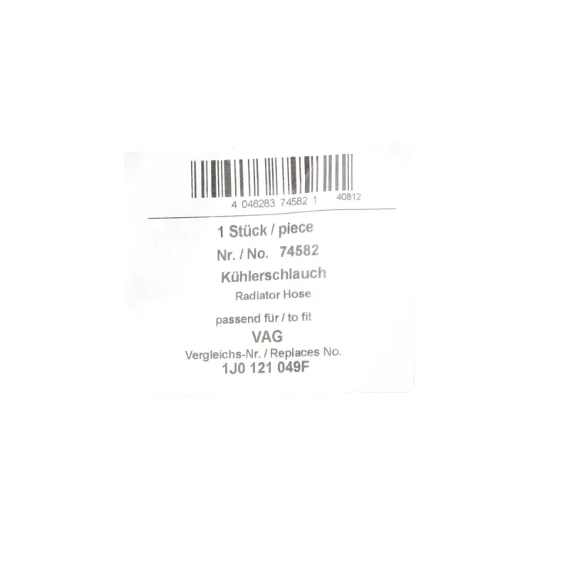 Патрубок радіатора VW Golf IV 1.6 16V 00-05