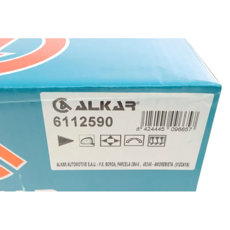 Дзеркало заднього виду праве ALKAR 6112590 для Dacia Logan (LS_) 2004-, електро, підігрів