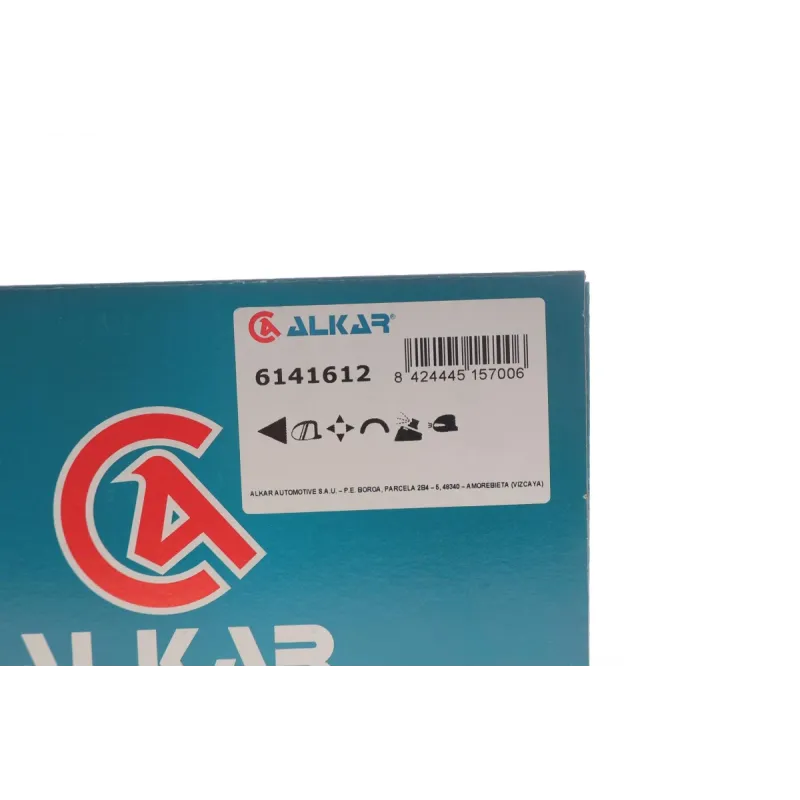Дзеркало заднього виду ліве (під фарбування) ALKAR 6141612 для Hyundai Accent RB 2010-2018 (електро)