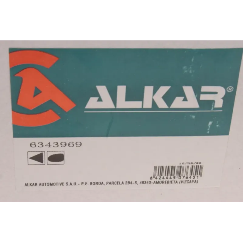 Кришка дзеркала ліва ALKAR 6343969 для Mercedes-Benz Vito W639 2003-