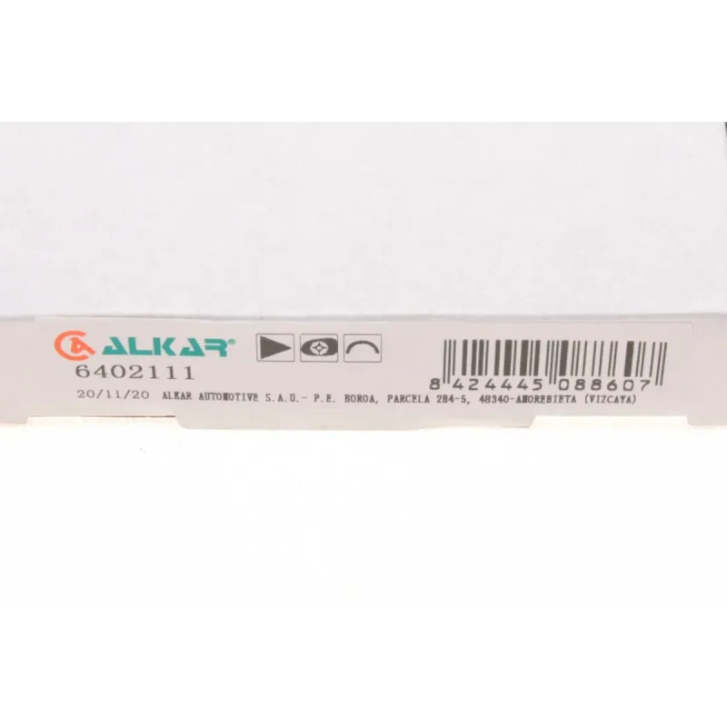 Скло дзеркала праве опукле ALKAR 6402111 для Skoda Octavia 1Z3/1Z5, VW Polo 9N 2001-2009