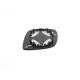 Скло дзеркала праве опукле ALKAR 6402127 для Volkswagen Golf, Skoda Fabia, Seat Leon