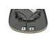 Скло дзеркала (з підігрівом) Seat Ibiza/Leon 05- (L)