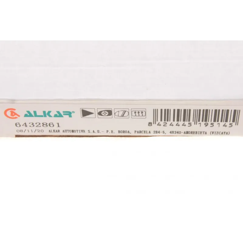 Скло дзеркала праве з підігрівом ALKAR 6432861 для BMW 1 (E87) 2003-2013, 3 (E90) 2005-2013