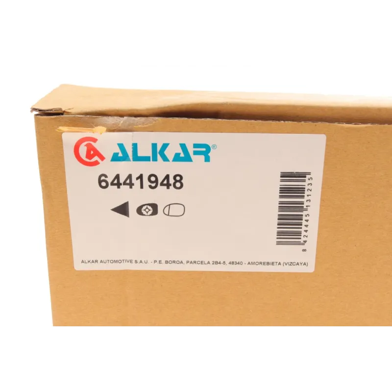 Скло дзеркала ліве ALKAR 6441948 для Volkswagen Transporter T5 2003-2015 (діаметр 108 мм)