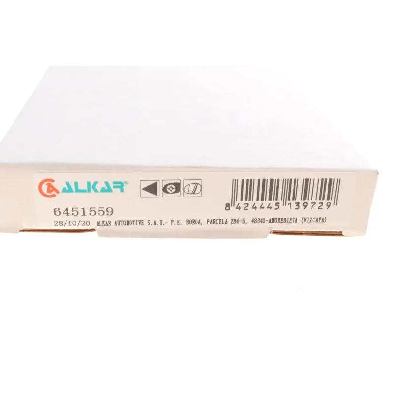 Скло дзеркала ліве ALKAR 6451559 для Skoda Roomster/Fabia 2006-2015