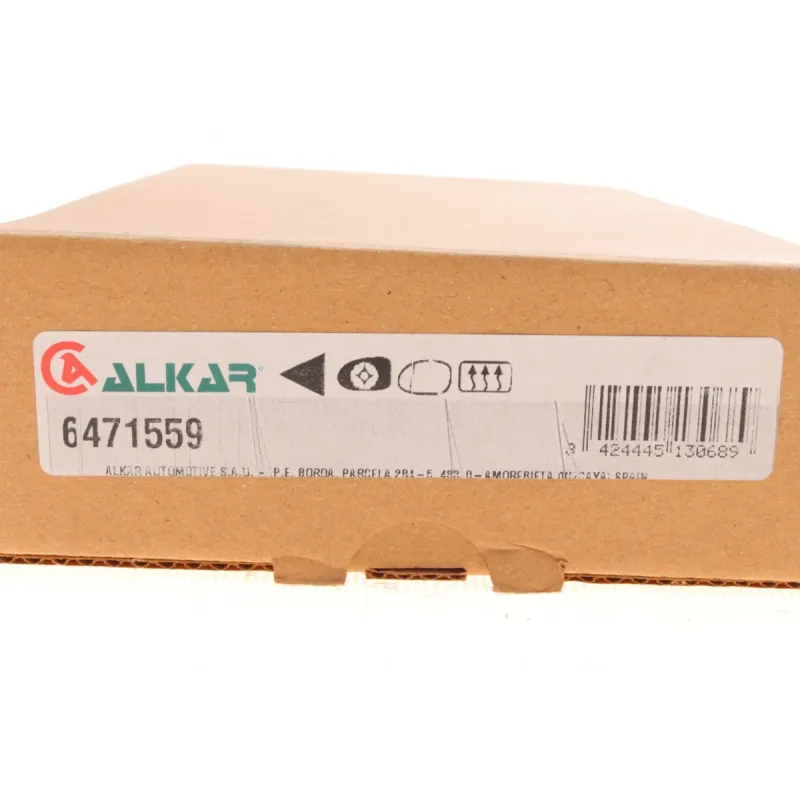 Скло дзеркала ліве з підігрівом ALKAR 6471559 для Skoda Fabia Roomster 2006-2015