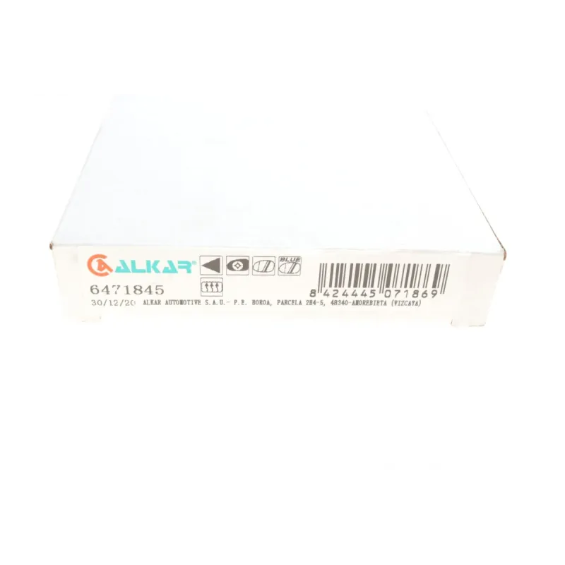 Скло дзеркала ліве з підігрівом ALKAR 6471845 для BMW 5 E60/E61 2003-2010 синє