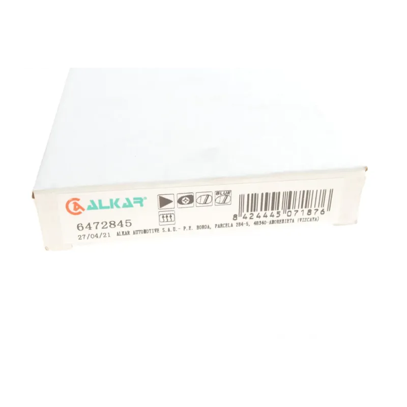 Скло дзеркала праве з підігрівом ALKAR 6472845 для BMW 5 E60/E61 2003-2010 (синє)