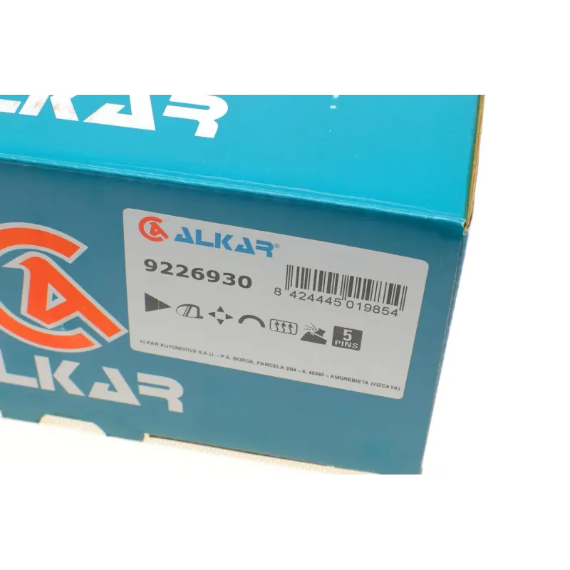 Дзеркало заднього виду праве електричне з підігрівом ALKAR 9226930 для Fiat Doblo 2001-