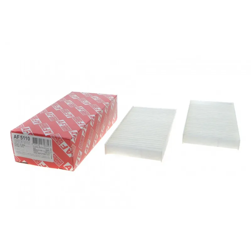 Фільтр салону ALPHA FILTER AF5110-2 для Jeep Cherokee KK, Dodge Nitro, комплект 2 шт.