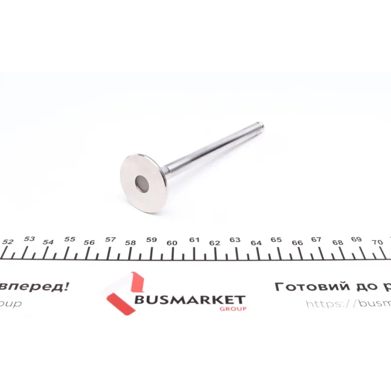 Клапан випускний AMP POPE010-A-0-D для Opel Astra F/Vectra A 1.6D/1.7D 1988-1998 (вальцювання, 32x8x123.2 мм)