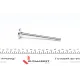 Клапан випускний AMP POPE010-A-0-D для Opel Astra F/Vectra A 1.6D/1.7D 1988-1998 (вальцювання, 32x8x123.2 мм)