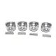 Поршень AMP PX-CHE-4A-1590-050 для Chevrolet Lacetti 1.8 16V 2005-н.в. (82.10mm/+0.50mm) к-кт 4 шт
