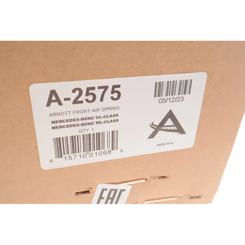 Подушка пневмопідвіски передня ARNOTT A-2575 для Mercedes-Benz GL-Class X164/M-Class W164 2005-2012