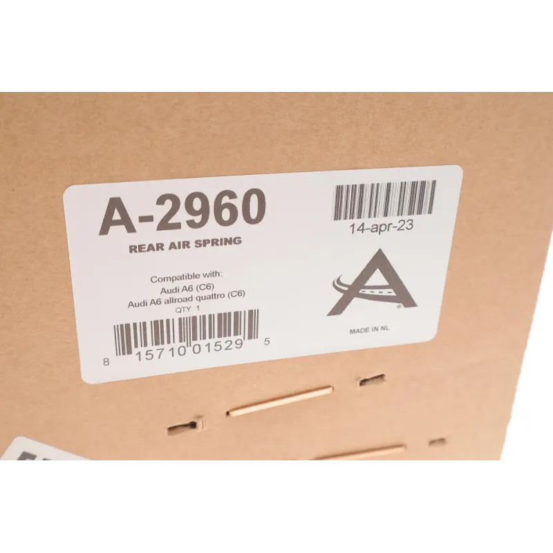 Подушка пневмопідвіски задня ARNOTT A-2960 для Audi A6 C6