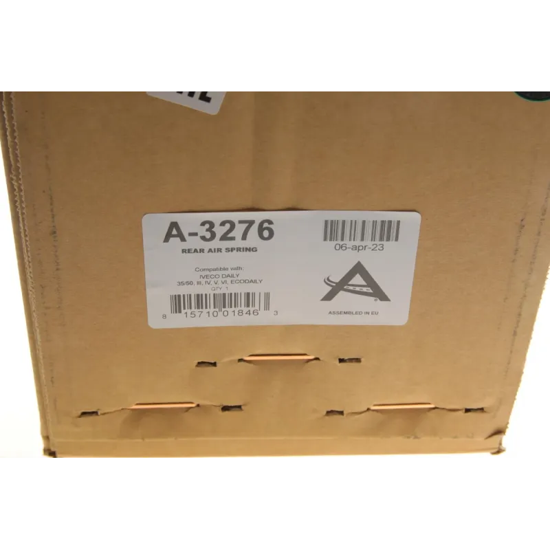 Подушка пневмопідвіски задня ARNOTT A-3276 для Iveco Daily III-V 1999-2014