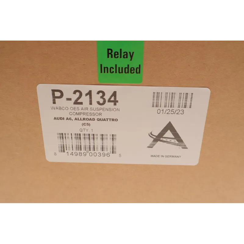 Компресор пневмопідвіски ARNOTT P-2134 для Audi Allroad C5 2.5D/2.7/4.2 2000-2005 з осушувачем